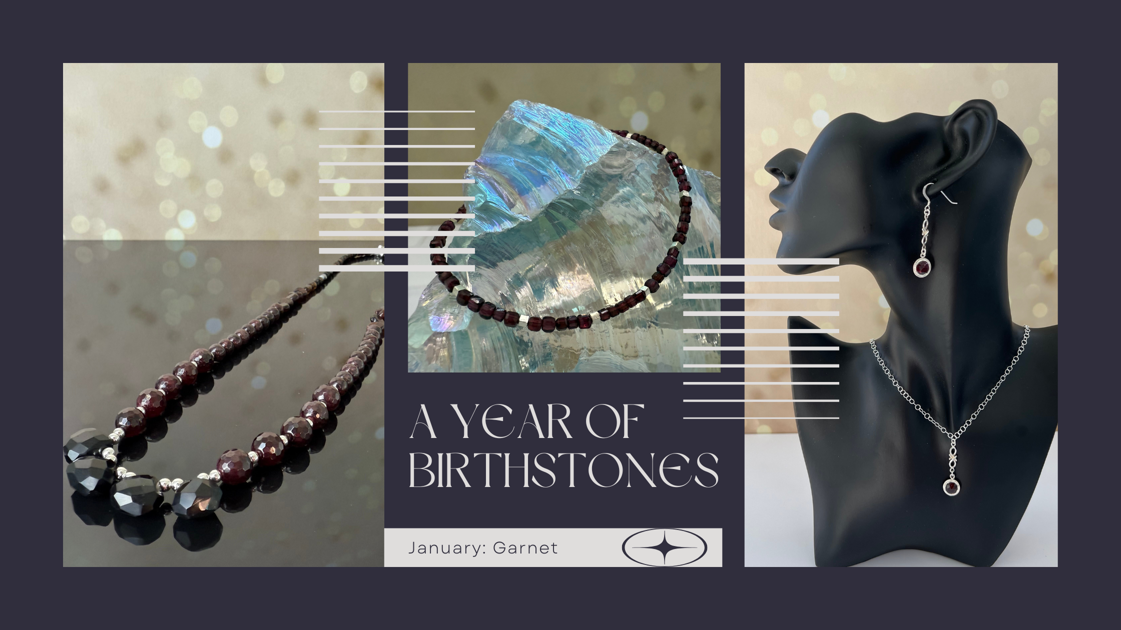 Garnet Jewelry, January's Birthstone